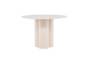 Ester Matbord Ø110, Beige