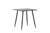 Sanne Matbord 75x75, Svart