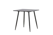 Sanne Matbord 75x75, Svart