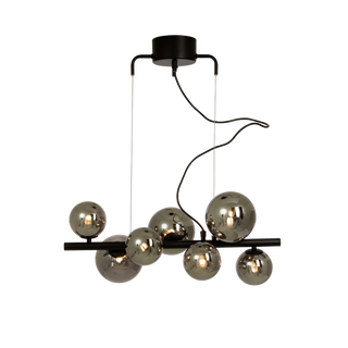 MOLEKYL taklampa L58, svart/rök