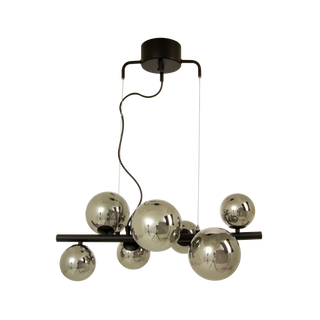 MOLEKYL taklampa L58, svart/rök