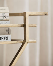 TROLLEY Serveringsvagn, Svart / Mässing
