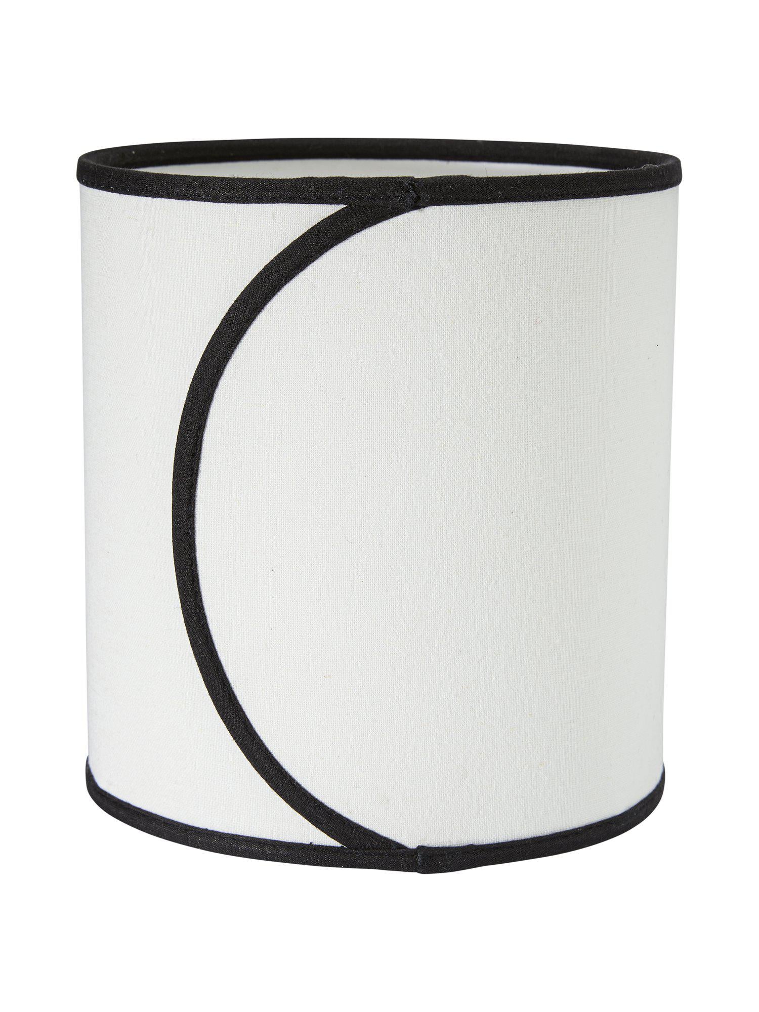 Celyn Ava lampskärm Offwhite/svart 20cm