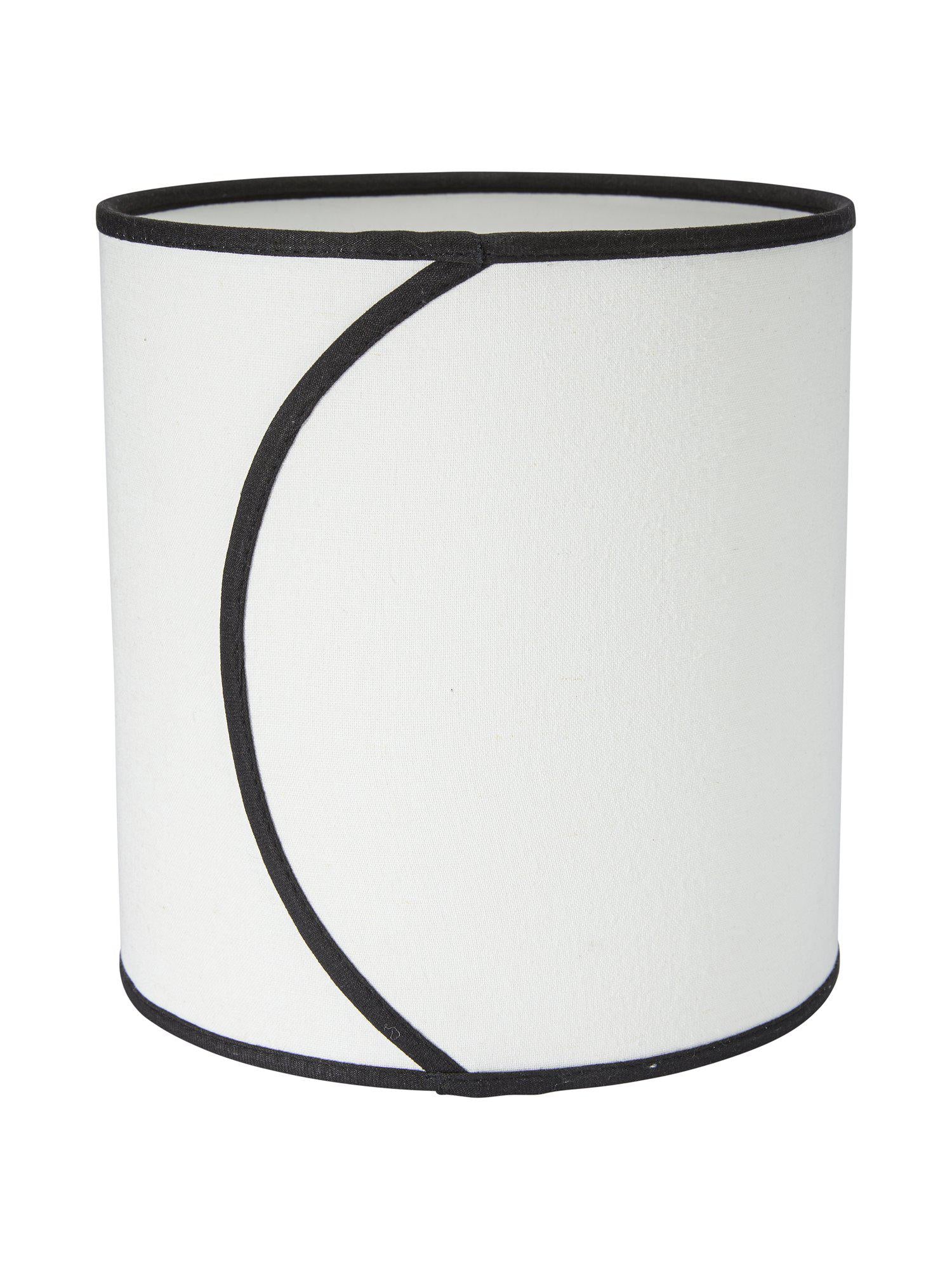 Celyn Ava lampskärm Offwhite/svart 25cm