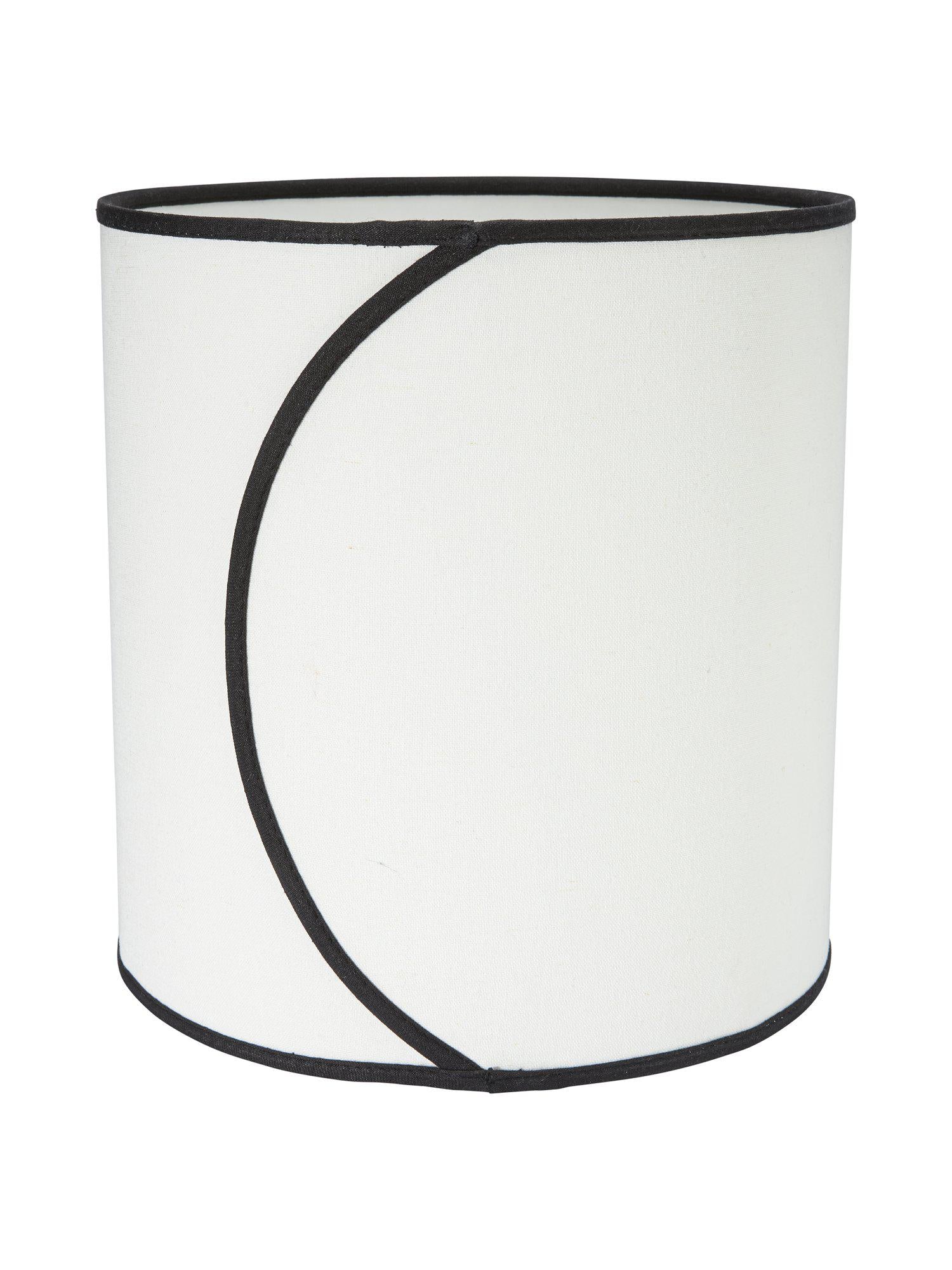Celyn Ava lampskärm Offwhite/svart 30cm