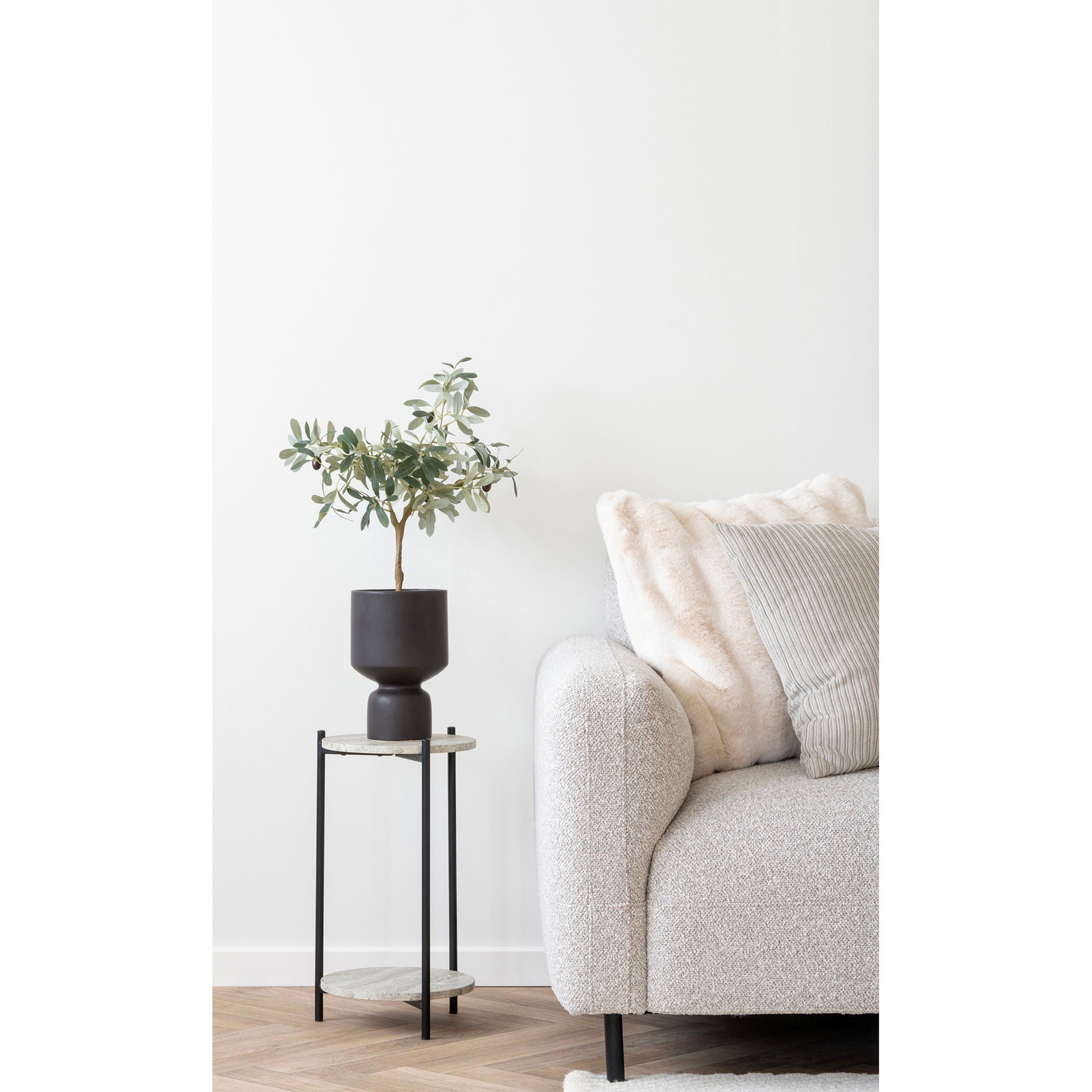 Konstväxt Olivträd H61cm, Grön