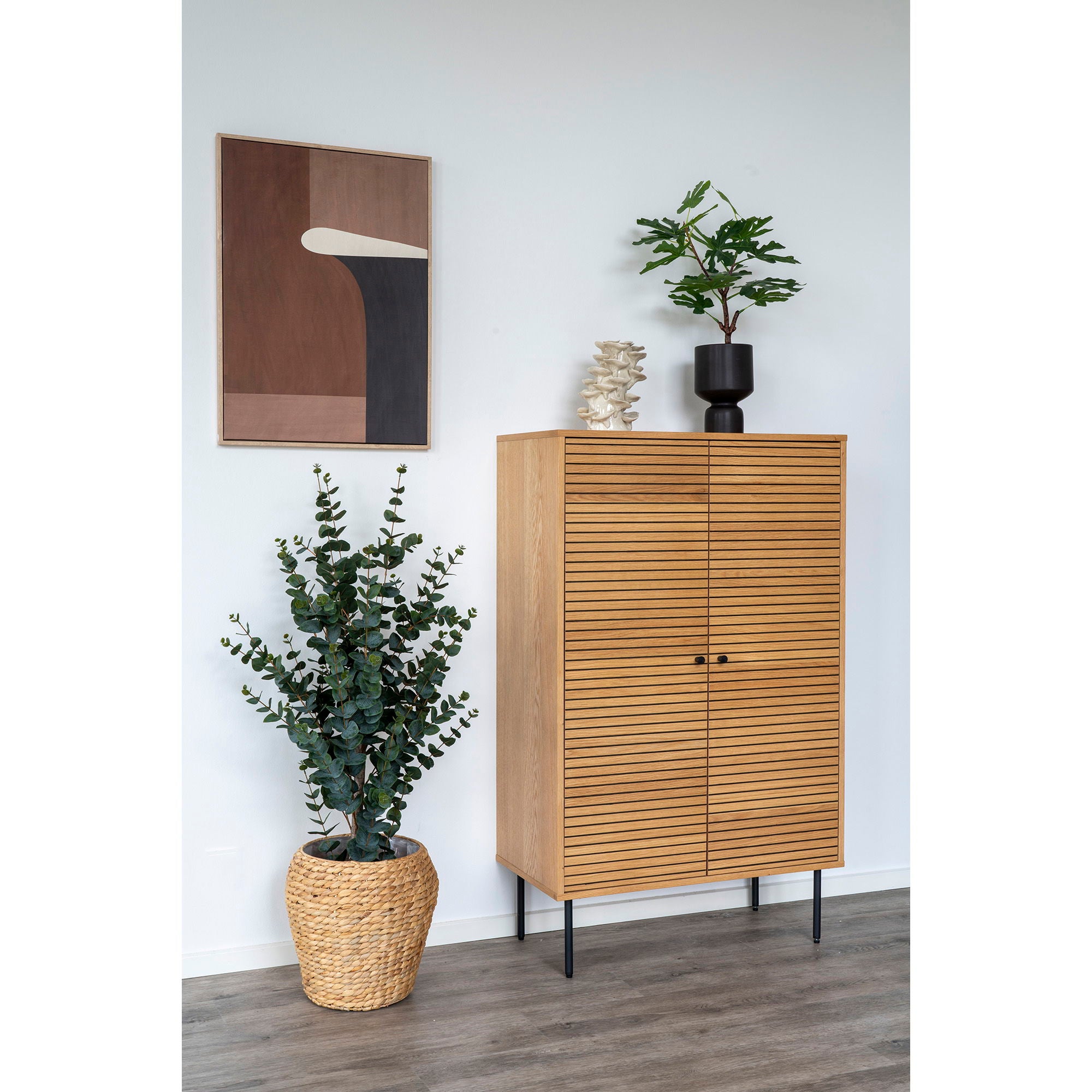 Konstväxt Eukalyptusträd H120cm, Grön