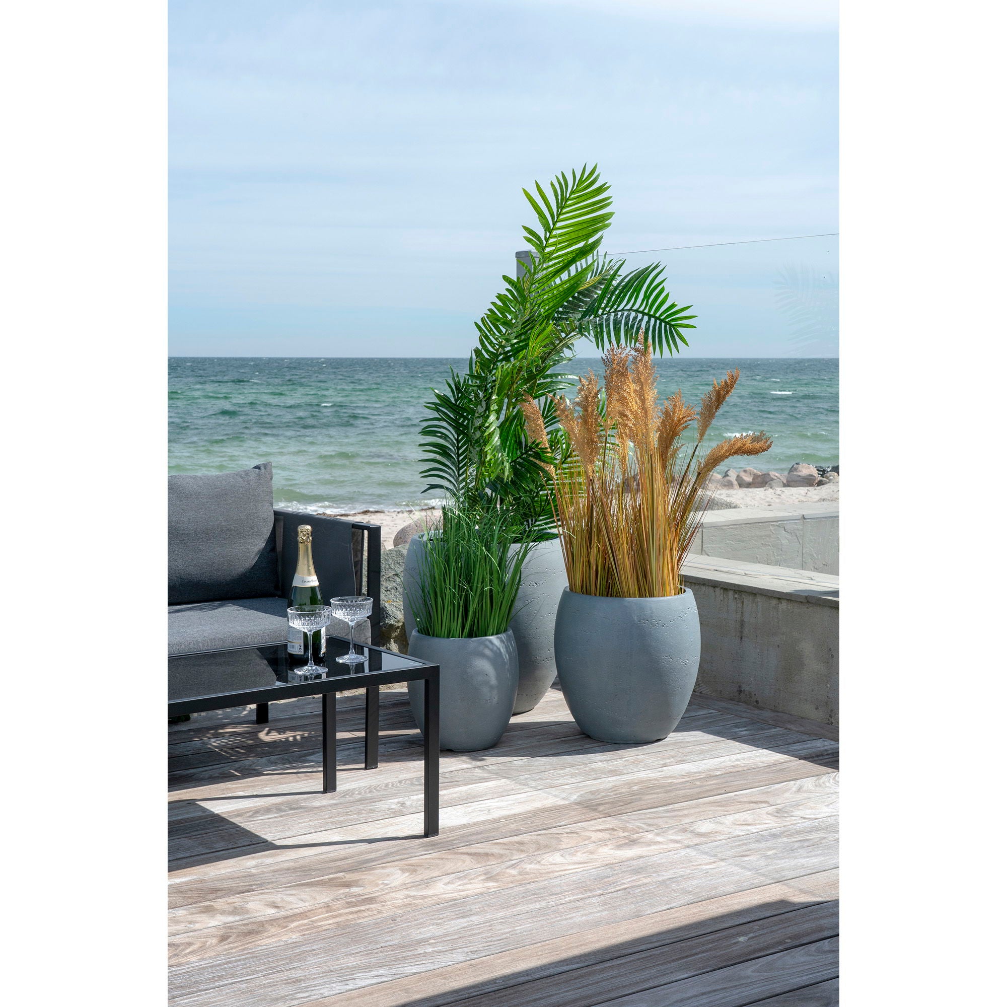 Konstväxt Areca-palm H175cm, Grön