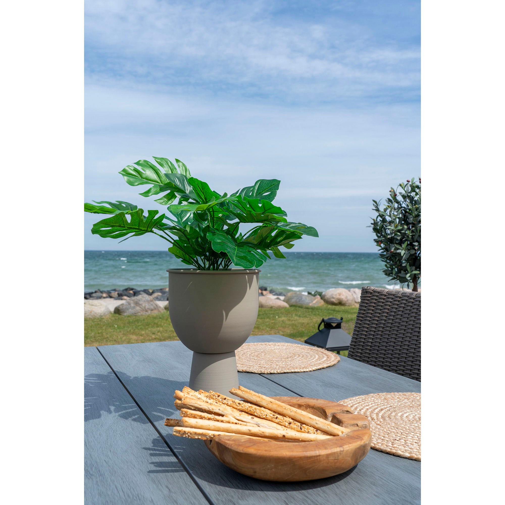 Konstväxt Monstera H45cm, Grön