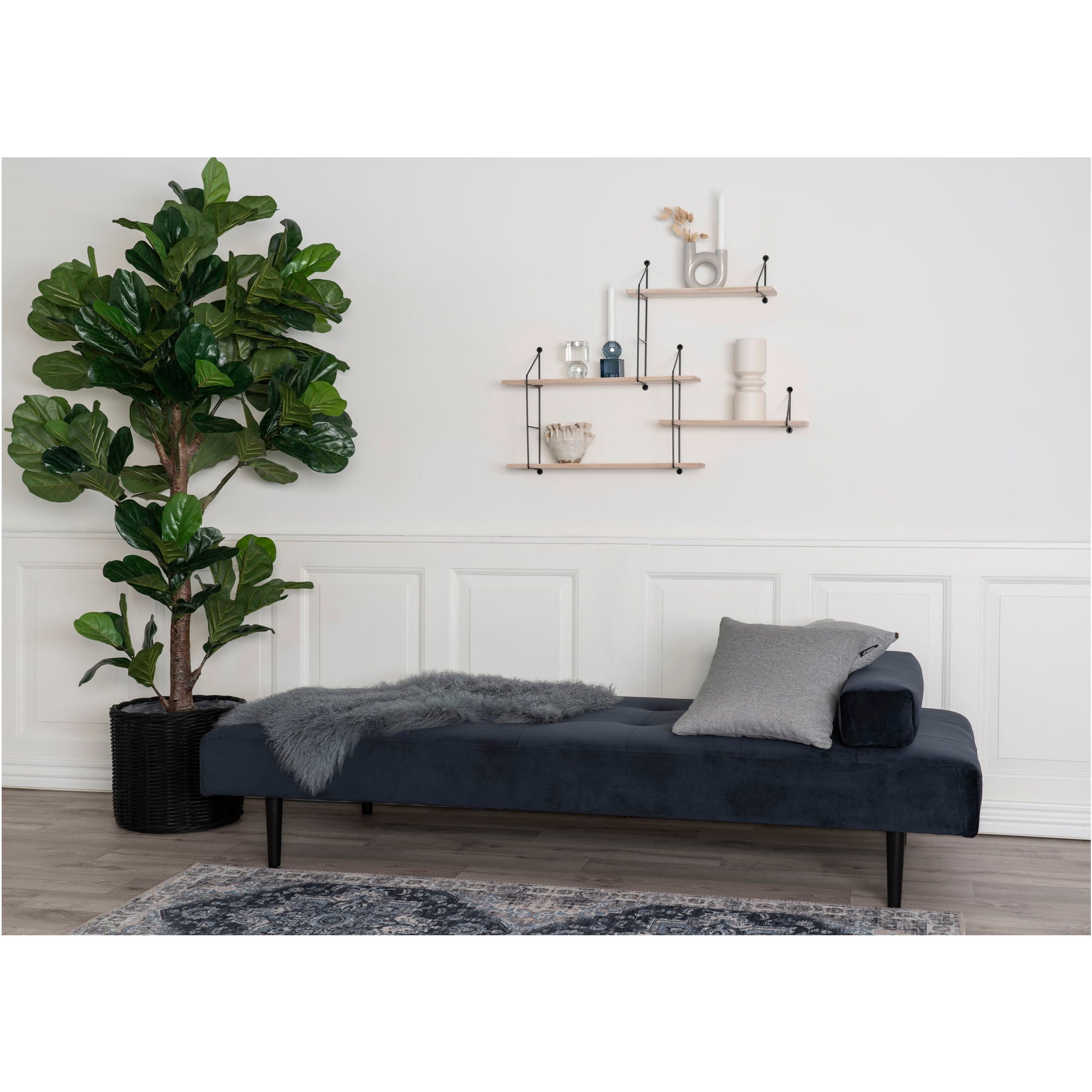 Konstväxt Fikus lyrata H190cm, Grön