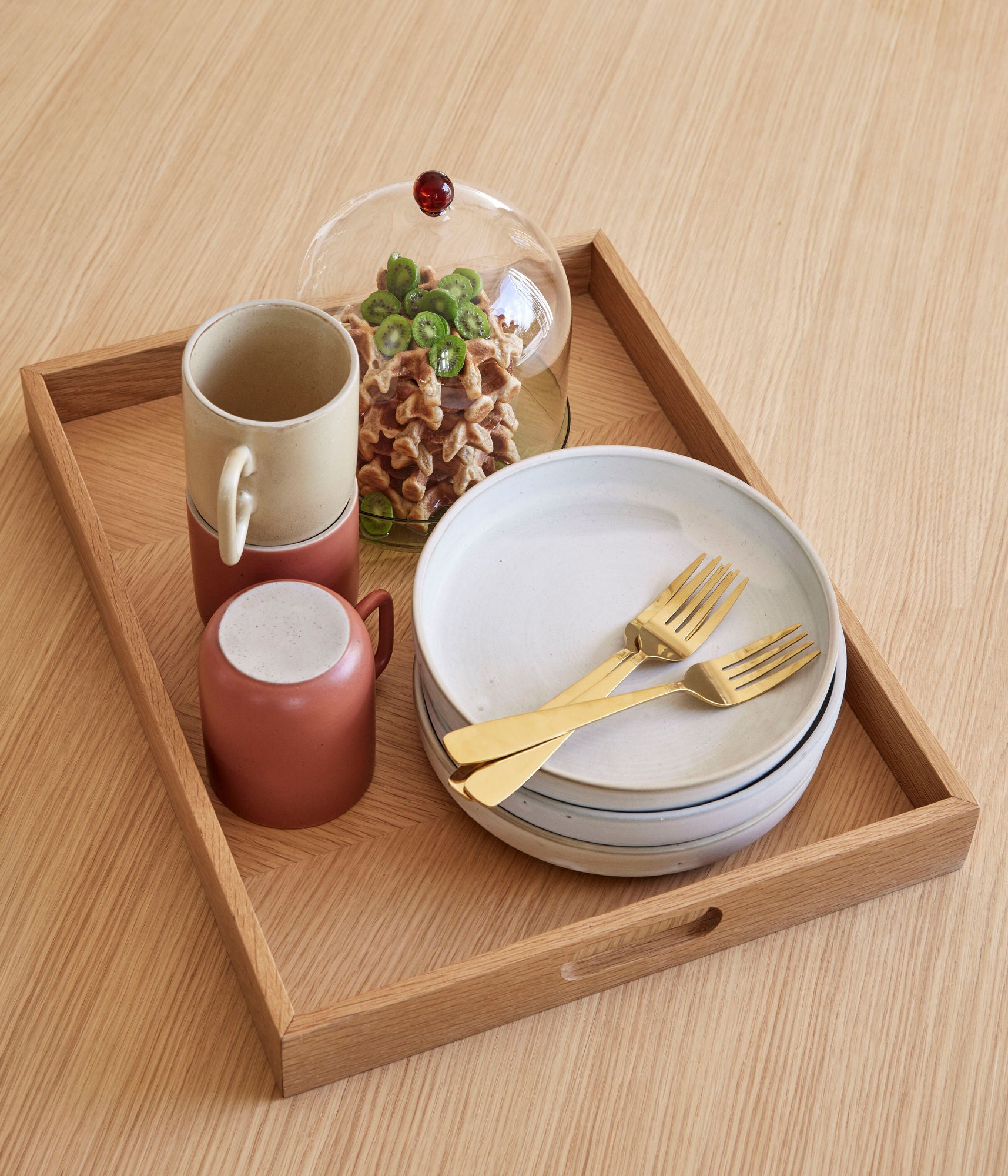 Clay Djup Tallrik Vit , 2-Pack