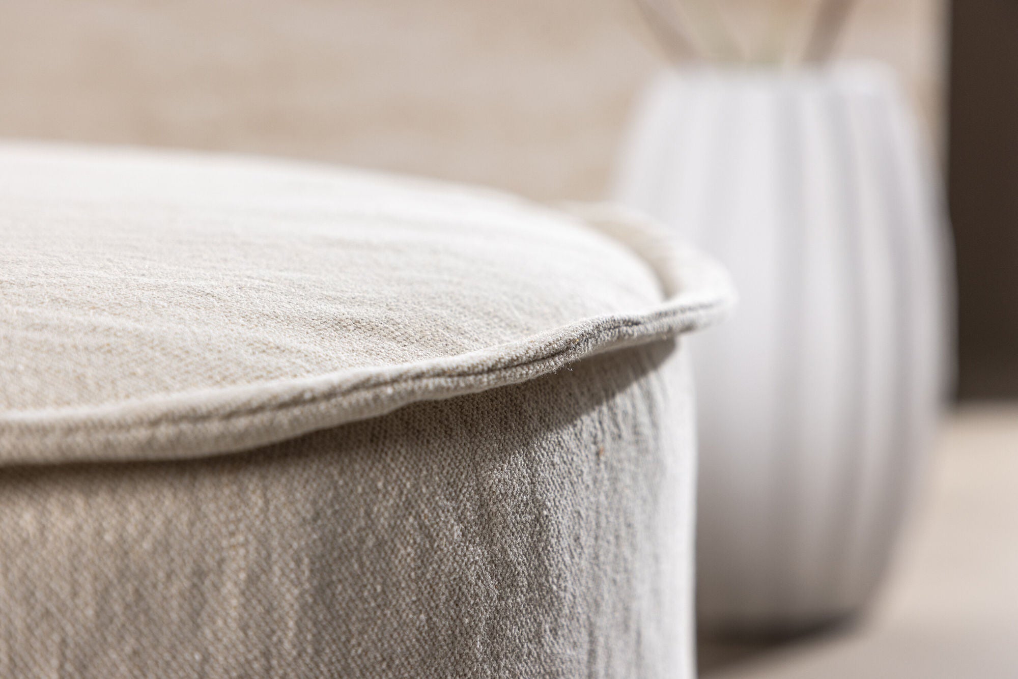 Vindö Sittpuff, Beige