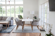 Sanne Matbord 120, Ek-Look / Vit