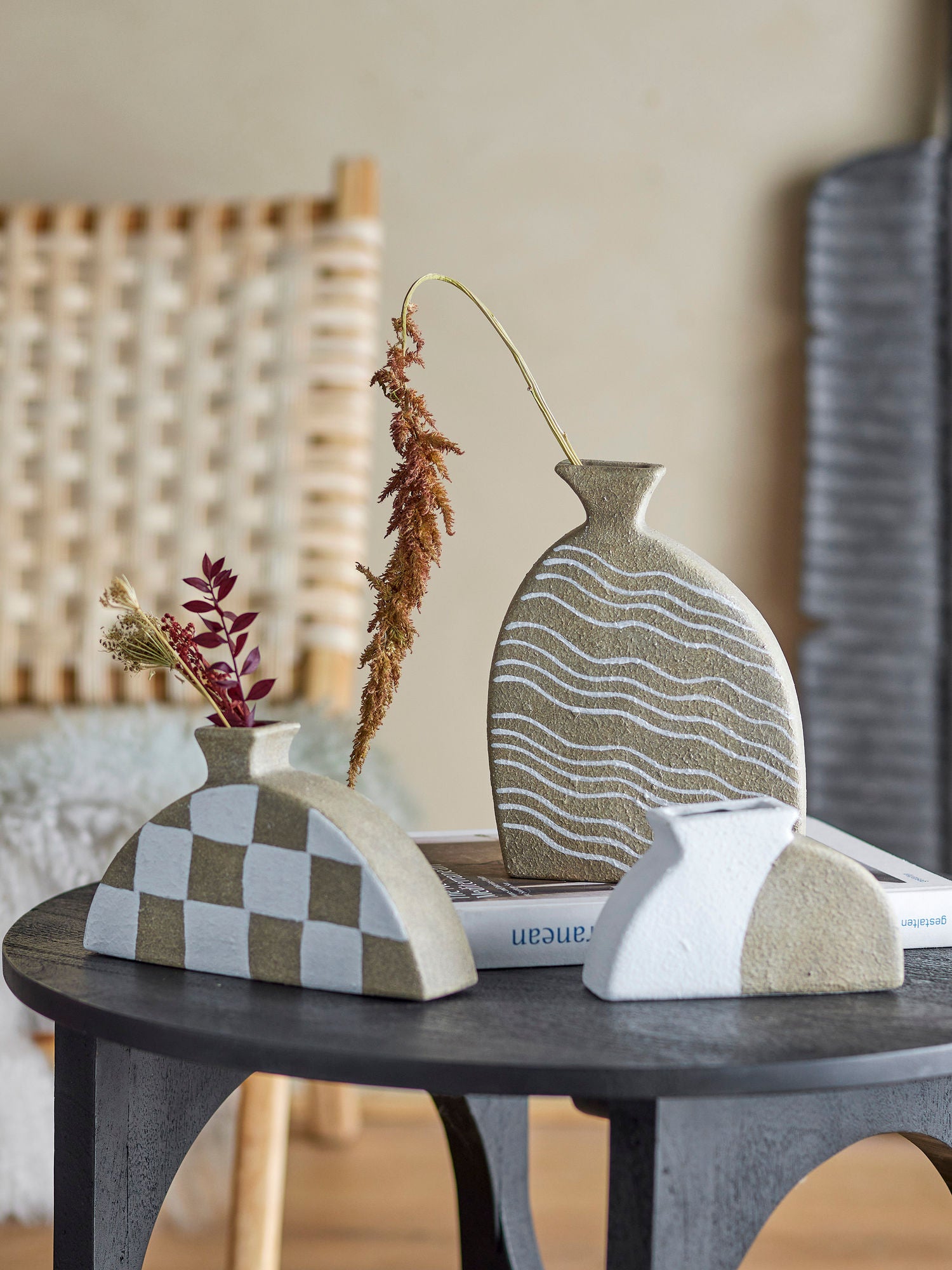 Nezha Vas 3-Pack, Natur