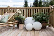 Golvlampa Sandhamn 28 IP44 Vit