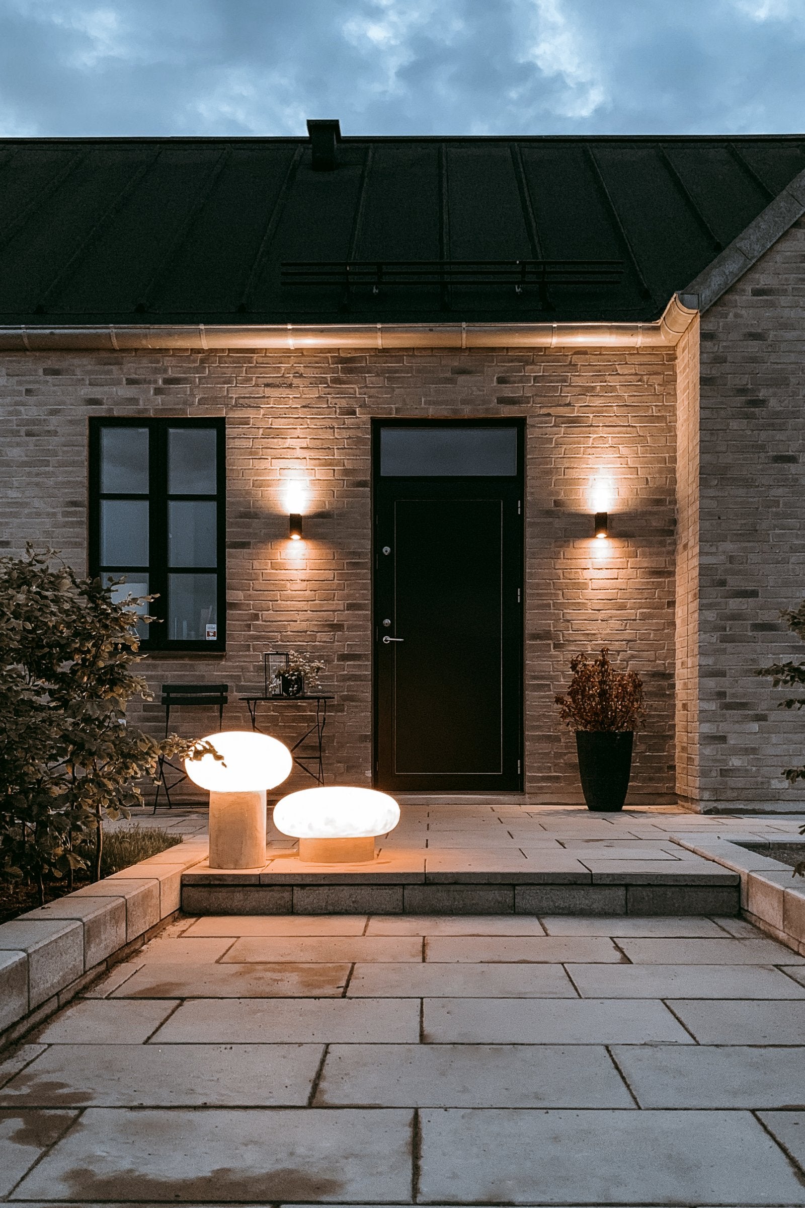 Golvlampa Umfors 40 IP44 Grå