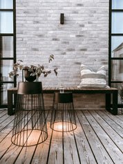 Golvlampa Koster 45 IP44 Svart