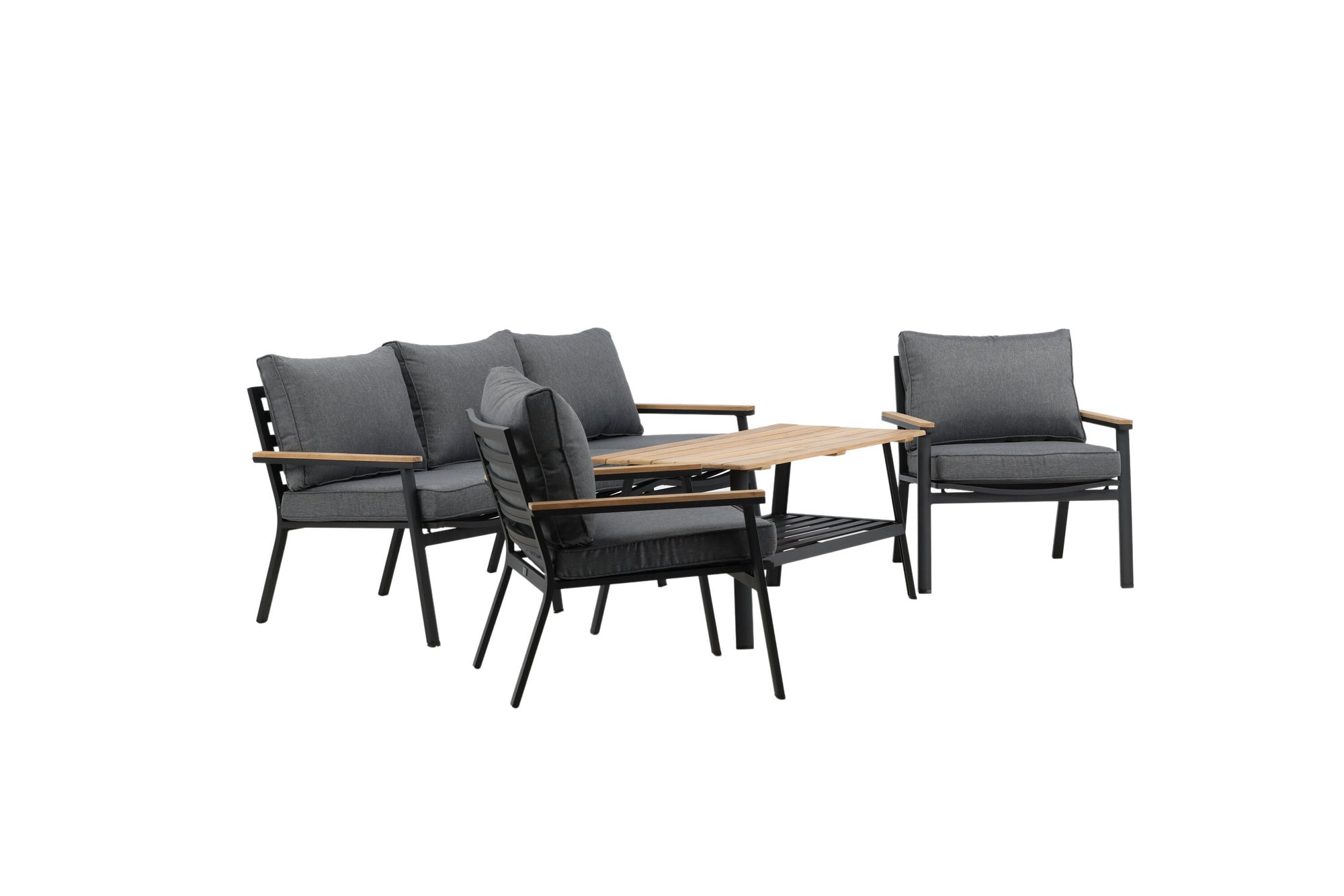 Brasilia Loungegrupp utomhus, Grå