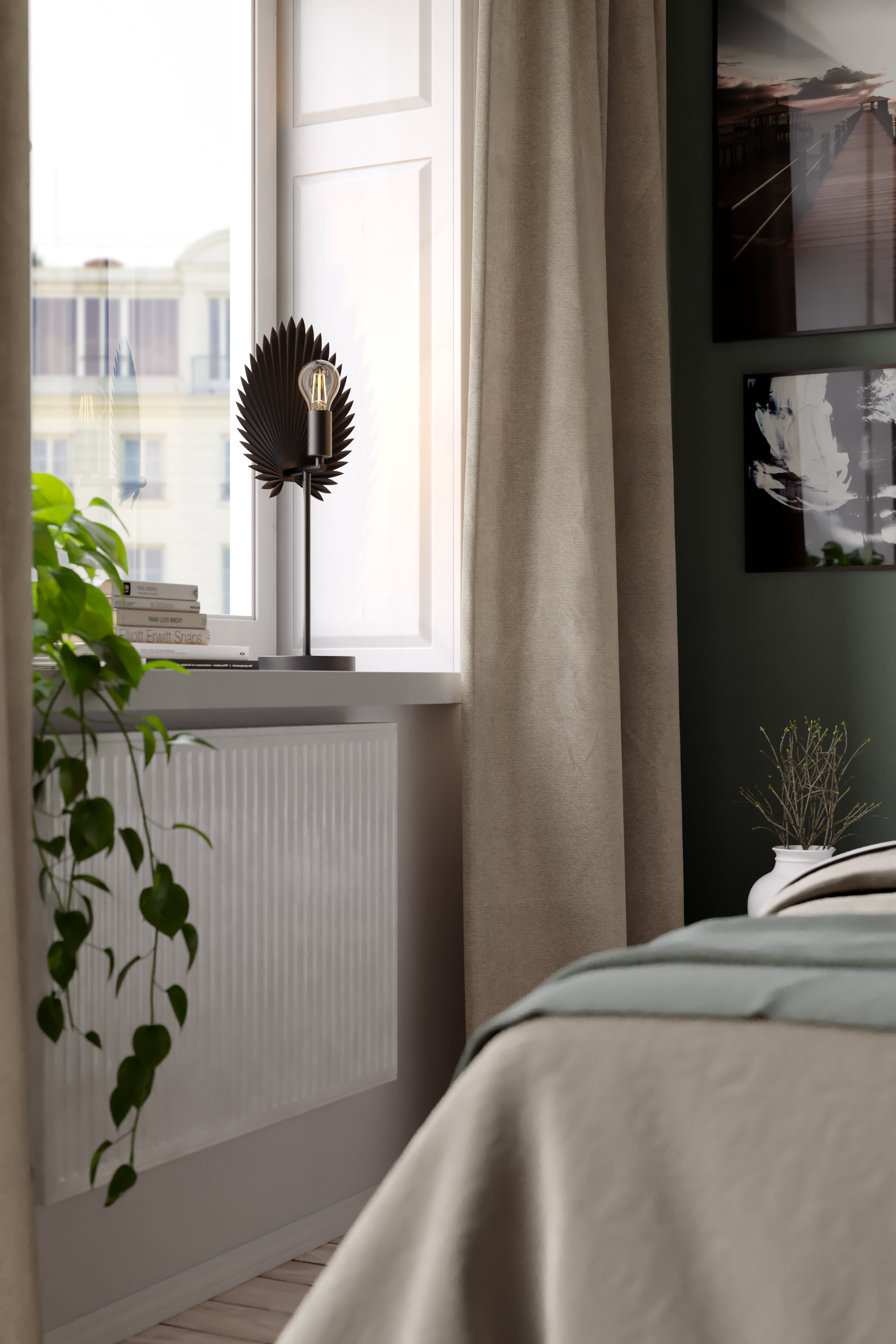 Aruba bordslampa matt svart