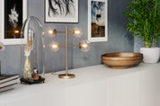 Avenue bordslampa guld/klar