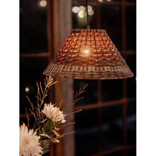 Lisen Takskärm Brun natur 45cm