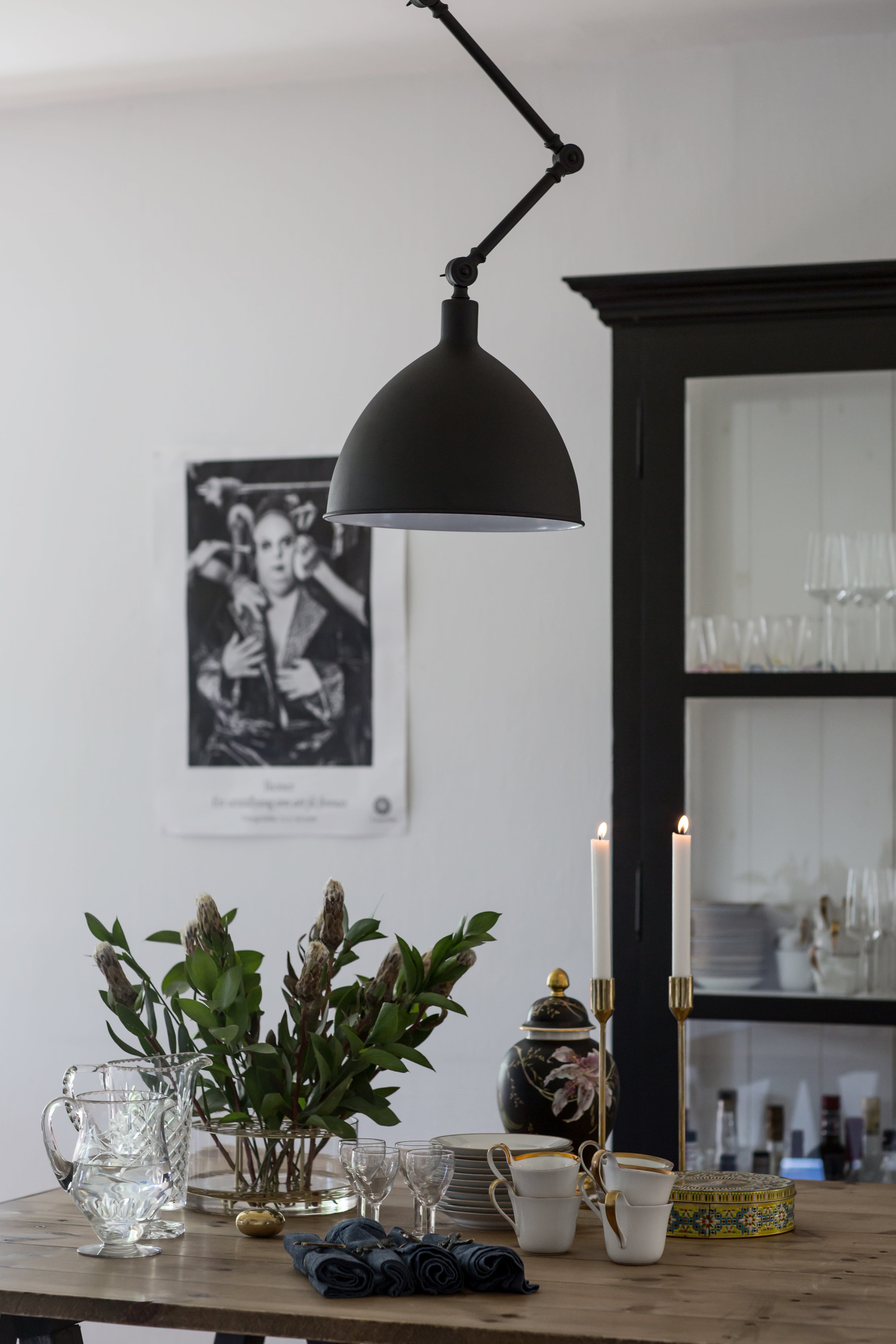 Bazar taklampa Ø30 cm sandsvart
