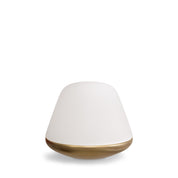 Bordslampa Bloom Ø20 mässing/opal glas
