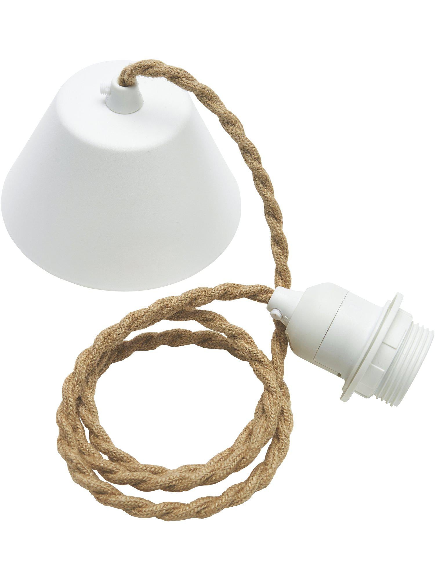 Takupphänge tvinnad Jute sladd 1,2m