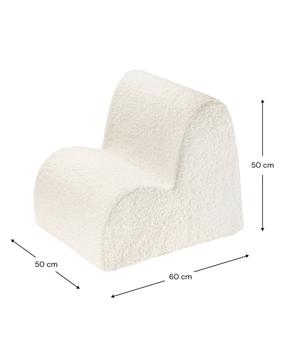 Cloud Barnfåtölj, Cream White