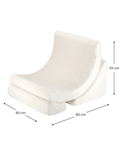 Moon Barnfåtölj, Cream White
