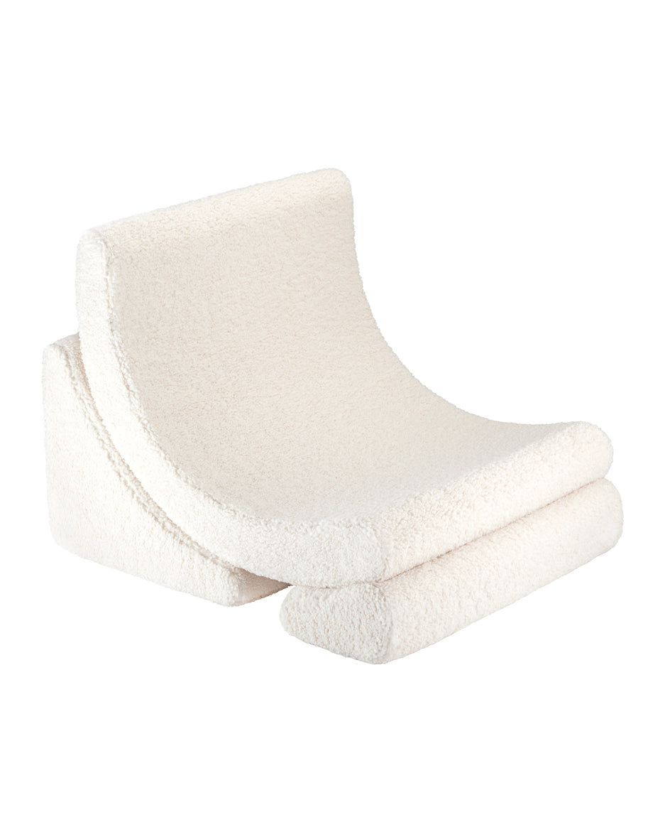 Moon Barnfåtölj, Cream White