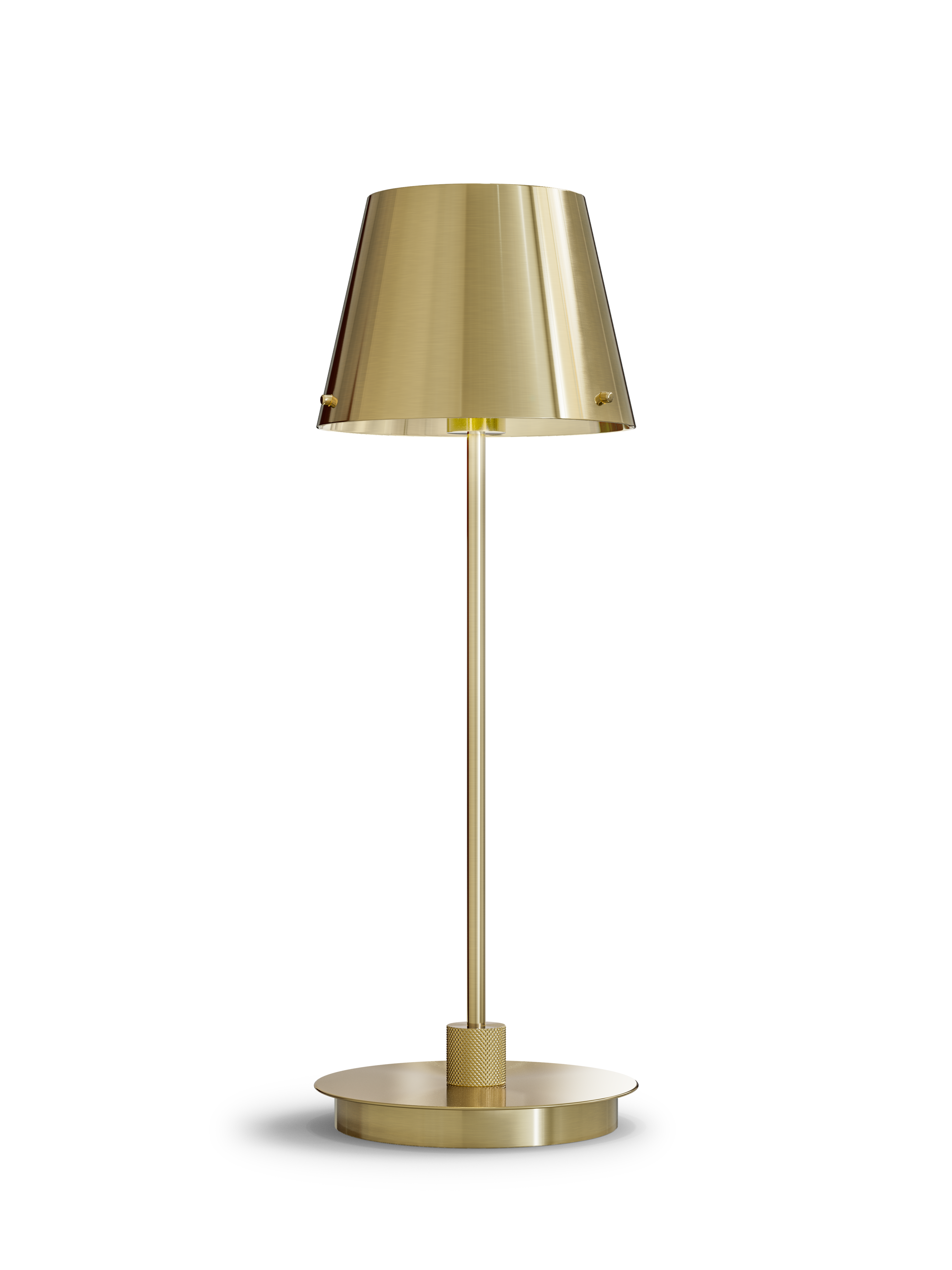 Bordslampa Gil il Grande satin brass