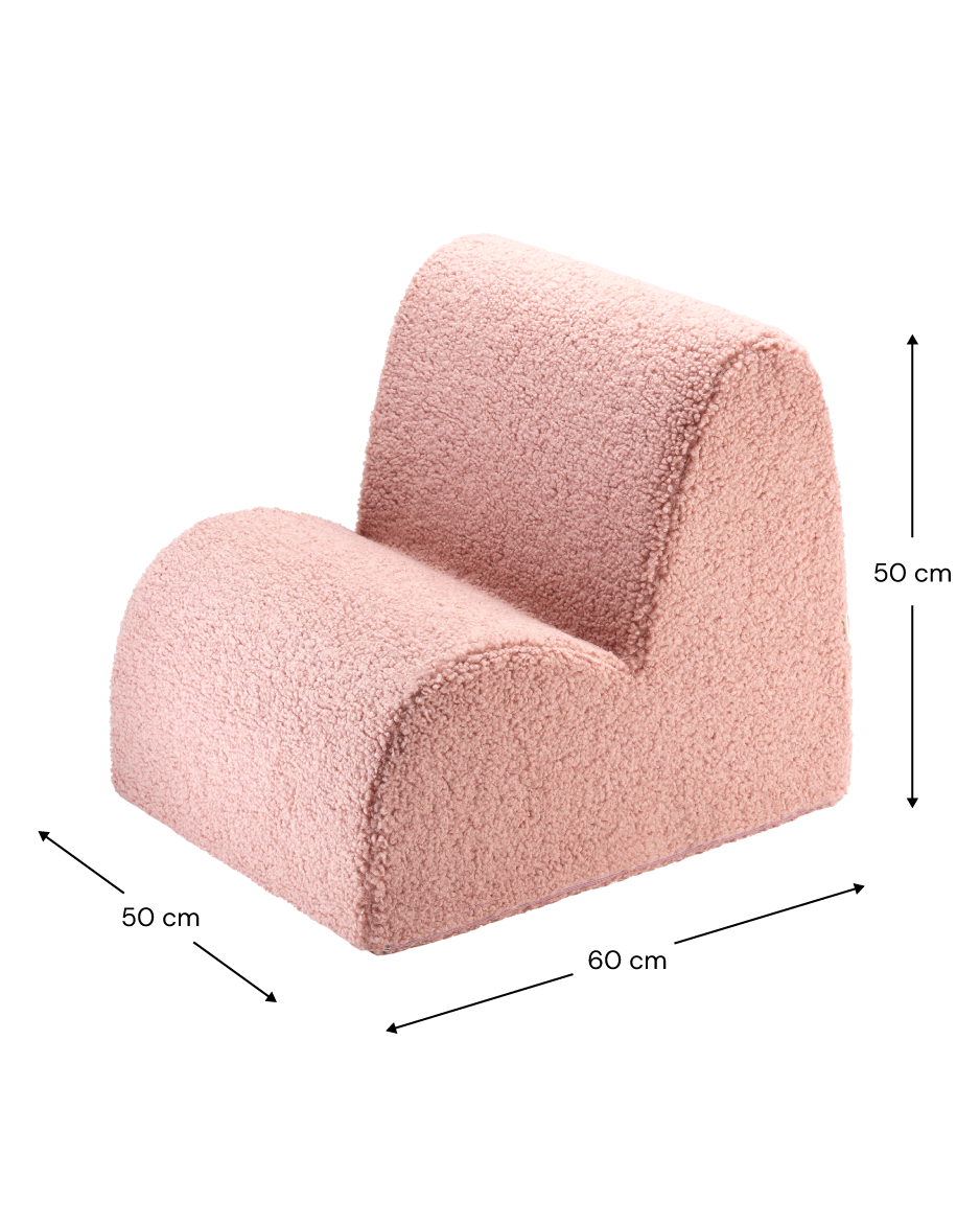 Cloud Barnfåtölj, Guava Pink