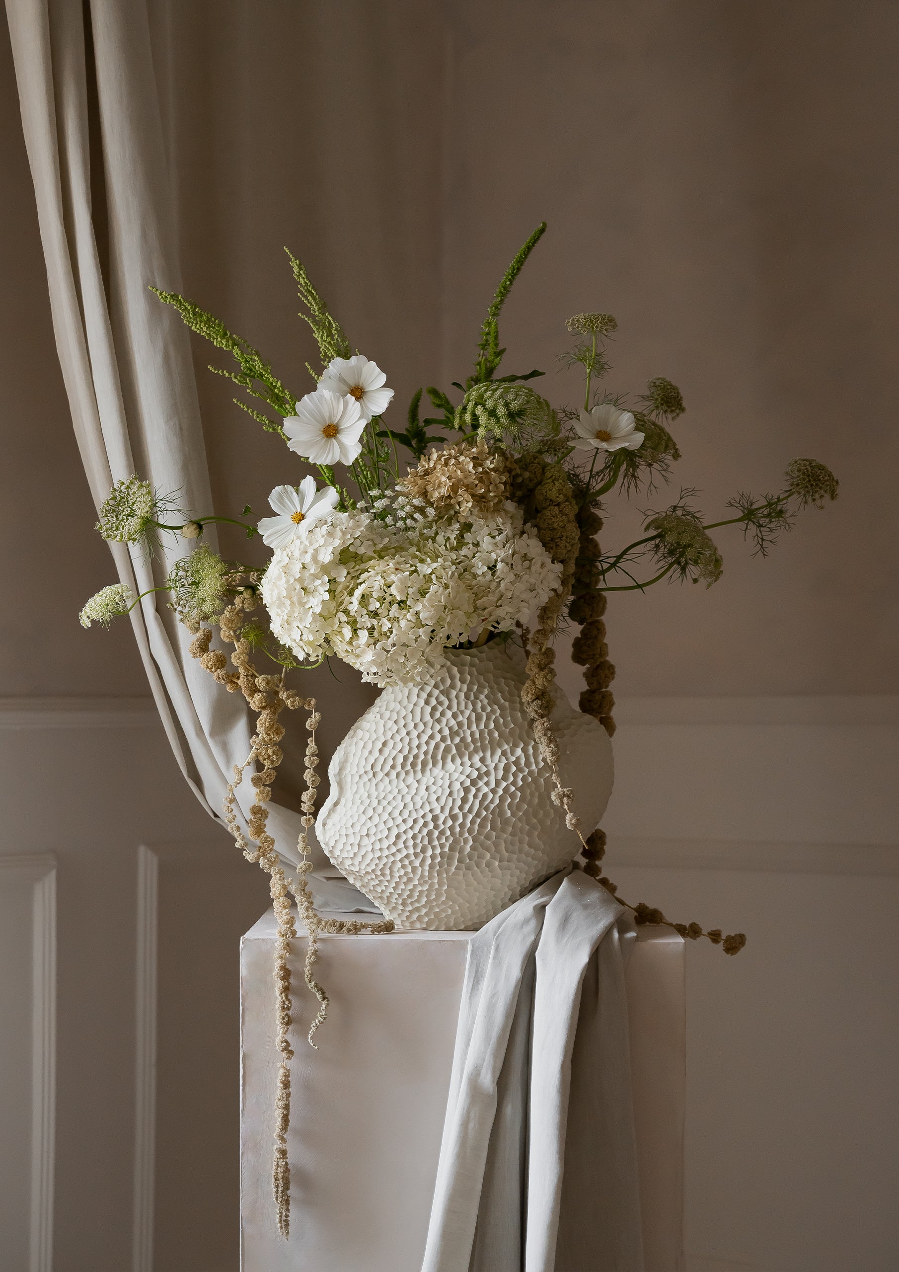Isla Wide Vas, Beige
