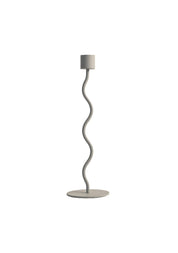 Curved Ljusstake 26cm, Sand