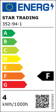 Ljuskälla E27 LED Toppförspeglad Silver 4W