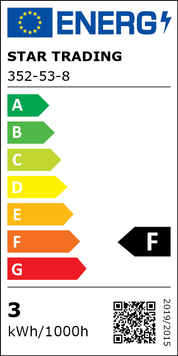 Ljuskälla E27 LED Glob 95mm Toppförspeglad Svart 2,8W