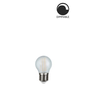 Ljuskälla E27 LED Filament Frostad Vit 4W