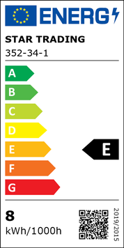 Ljuskälla E27 LED Filament Normal Klar 8W