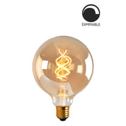 Ljuskälla E27 LED Soft Filament Glob 100 mm Guld 5W