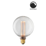 Ljuskälla E27 Laser LED Filament Glob 125 mm Klar 3,5W