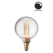 Ljuskälla E14 Laser LED Filament Glob 80 mm Klar 2,3W
