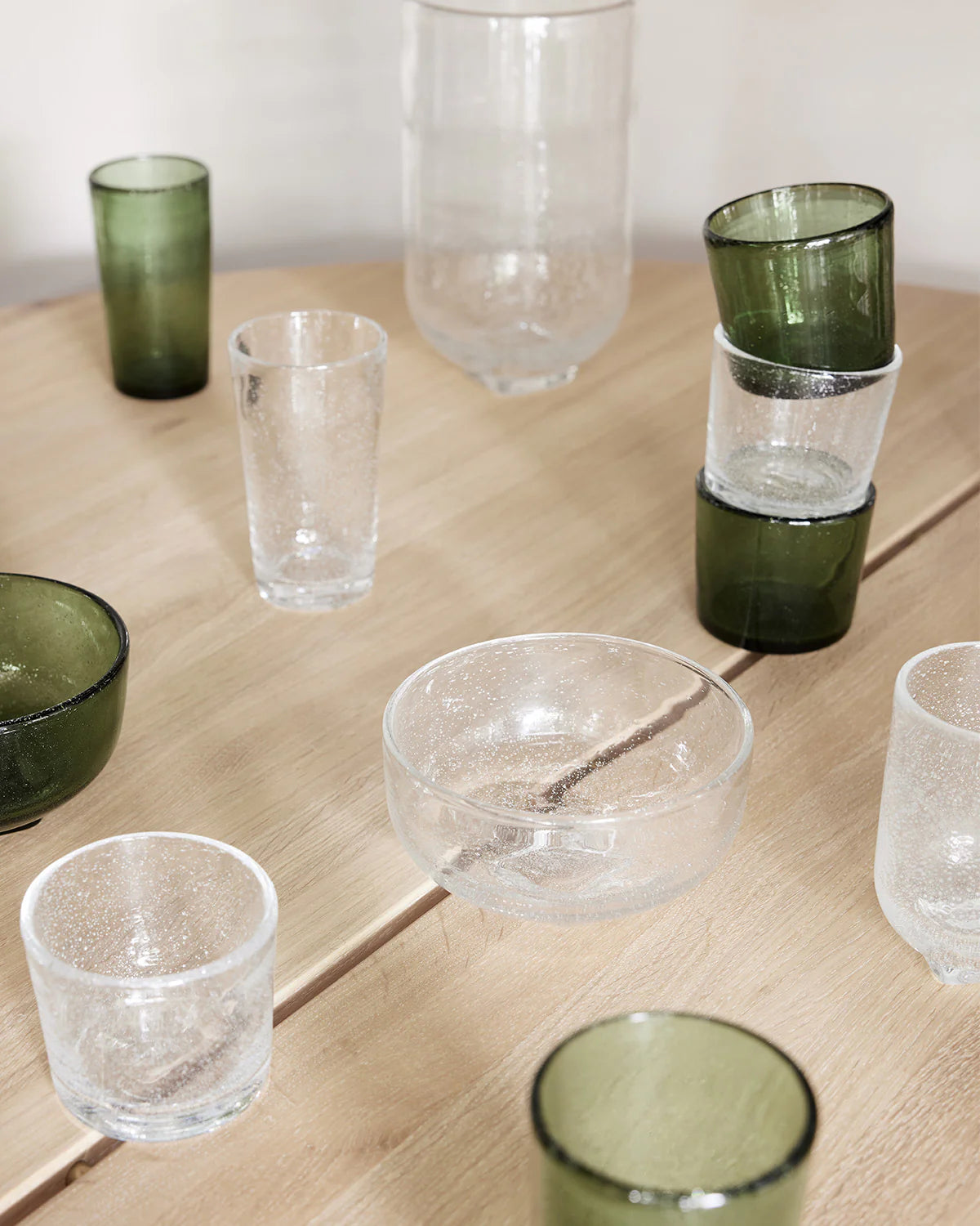 Kuki Glas, 4-Pack, Grön