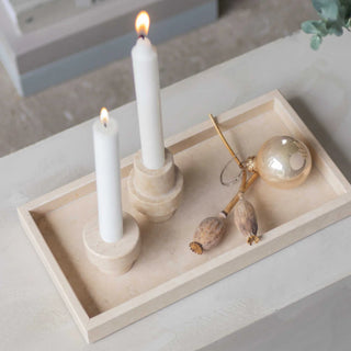 MARBLE Ljusstake, Sand