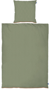 MINI Bäddset, Pine green / Tan