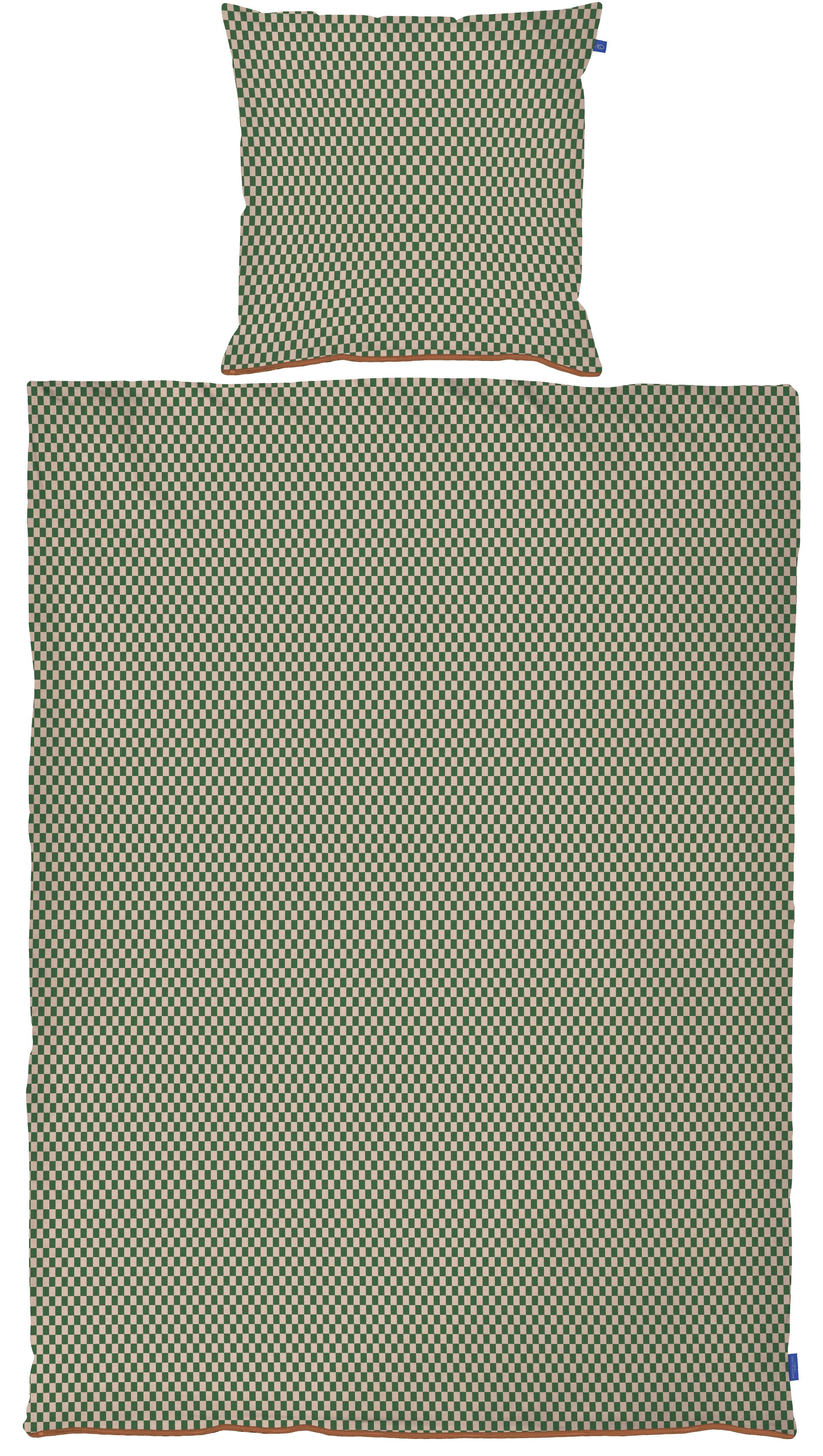 MINI Bäddset, Pine green / Tan