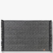 MOROCCO Badrumsmatta 50x80, Svart/vit