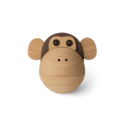 The Monkey Skål Ø14 cm Bok/Valnöt