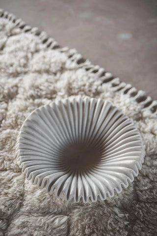 Anemone Skål 50x50x17, Vit