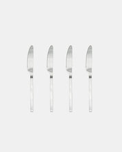 Yuka Kniv, 4-Pack, Borstat stål
